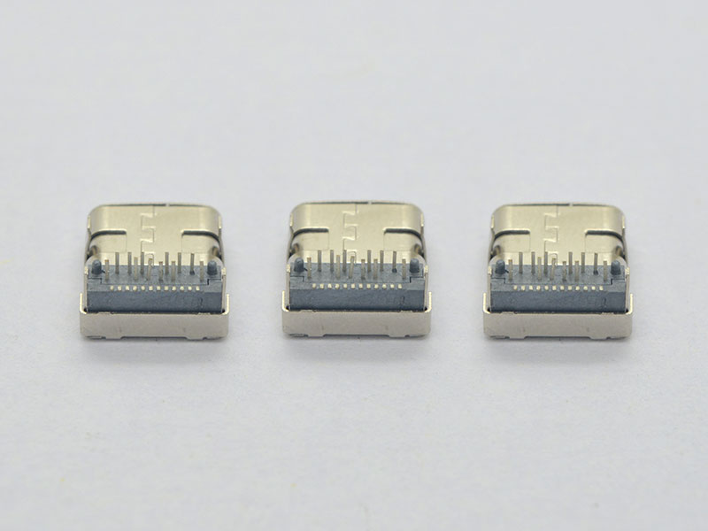 TYPE C 母头 板上双壳