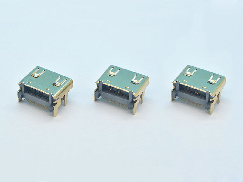 HDMI  Category 3 Connectors 沉板母头 SMT