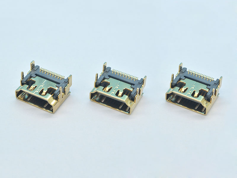 HDMI  Category 3 Connectors 沉板母头 SMT