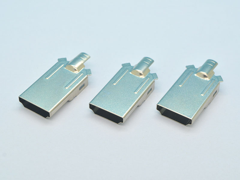HDMI  Category 3 Connectors 焊线式公头前壳