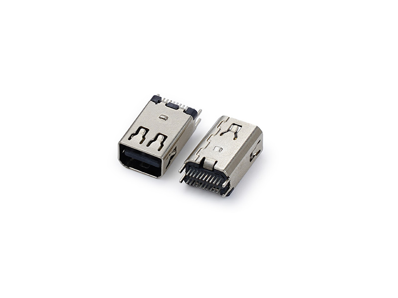 MINIDP1.4 母座 夹板式